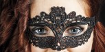 schwarze Masquerade Augenmaske Spitzen Gothic Venezianisch Maske Gesicht Karneval