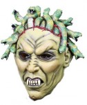 Latex Medusa Maske Schlangenhaupt Karneval Fasching