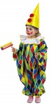 buntes Clown Kostüm Zirkus Manege Overall Faschingskostüm Kinder Gr.92