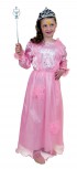 rosanes Prinzessin Kleid mit Glittersteinen Fee Karneval untersch. Größen