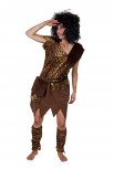 Steinzeitmensch Damen Kostüm Größe 34/36 Neandertaler 4 teilig Karneval Fasching