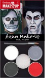 Aqua Make-Up Set Vampir Zombie Tod Schminke Horror Halloween