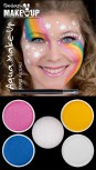 Aqua Make-Up Set Einhorn Schminke Regenbogen bunt Karneval
