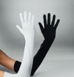 Nylon Handschuhe 60cm Nylonhandschuhe untersch. Farben