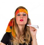 buntes Hippie Stirnband Haarband retro Party Karneval Fasching