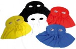 Domino mit Behang venezianische Maske Augenmaske Karneval untersch.Farben