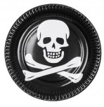 6 Teller Pirat Piratenparty Piratenteller Party Mottoparty