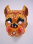Bulldogge Hund Maske Karneval Fasching