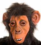 Affe Schimpanse Maske Affenmaske Tier Dschungel Karneval Fasching Accessoires