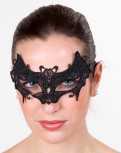 schwarze Fledermaus Augenmaske Spitze Gesichtsmaske Karneval Party