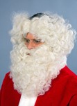 flachsblonder Bart und Stirnband Weihnachtsmann Nikolaus Weihnachten