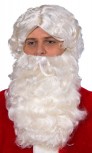 Flachsblonde Perücke mit Bart Nikolaus Weihnachtsmann