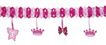 Girlande Krone Princess Geburtstag Party Deko 4m Prinzessin