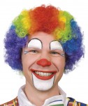 Clown Perücke Curly bunt Karneval Fasching Party Regenbogen Kindergeburtstag
