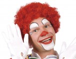 rote Clown Perücke Curly Karneval Fasching Party Kindergeburtstag