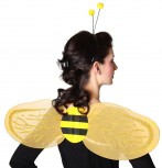 Bienenset: Bienenflügel, Kopfbügel mit Fühlern Biene Flügel Hummel