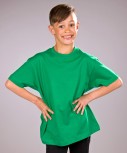 grünes T-Shirt Kinder Gr. 106-116 grün Kostüm Karneval Fasching Frosch