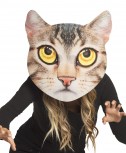 überdimensionale Katzenmaske Katze Maske Tiere Kostüm Karneval
