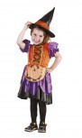 Kürbis Kleid und Hut 3-4 Jahre Hexenkostüm Halloween Kinder Party