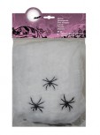 Weißes Spinnennetz Spinnengewebe Halloween Dekoration 20 gr.